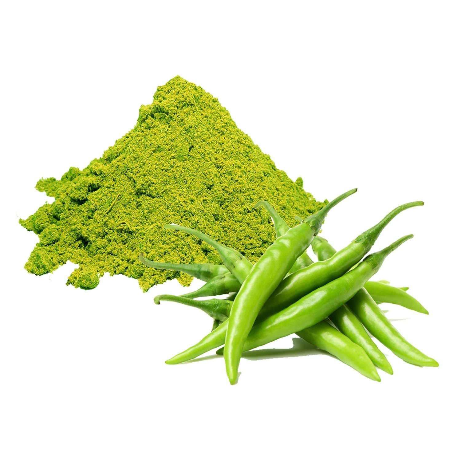 Green chili powder